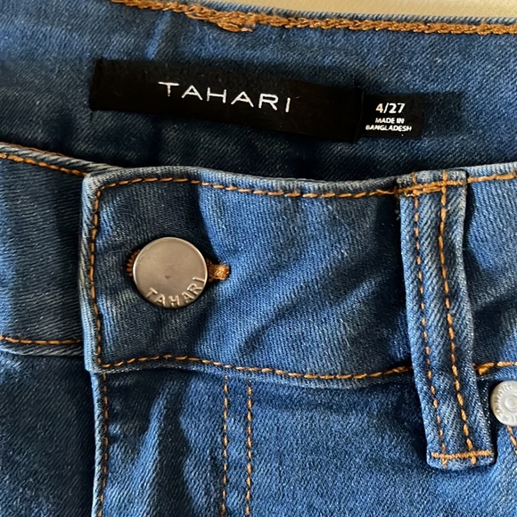 ✨Tahari✨ NWT Kelly Rayon Denim Mid Rise Skinny Jeans Size 4/27 - Picture 5 of 16